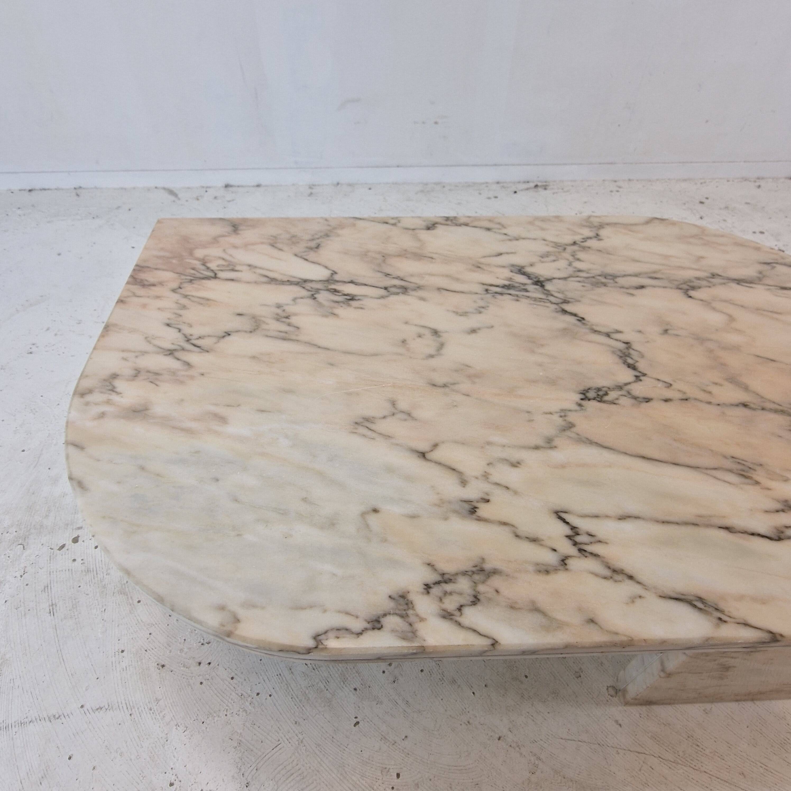 Italian Marble Coffee or Side Table, 1980s