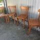 Lot de 4 chaises de bistrot Baumann vintage 1940