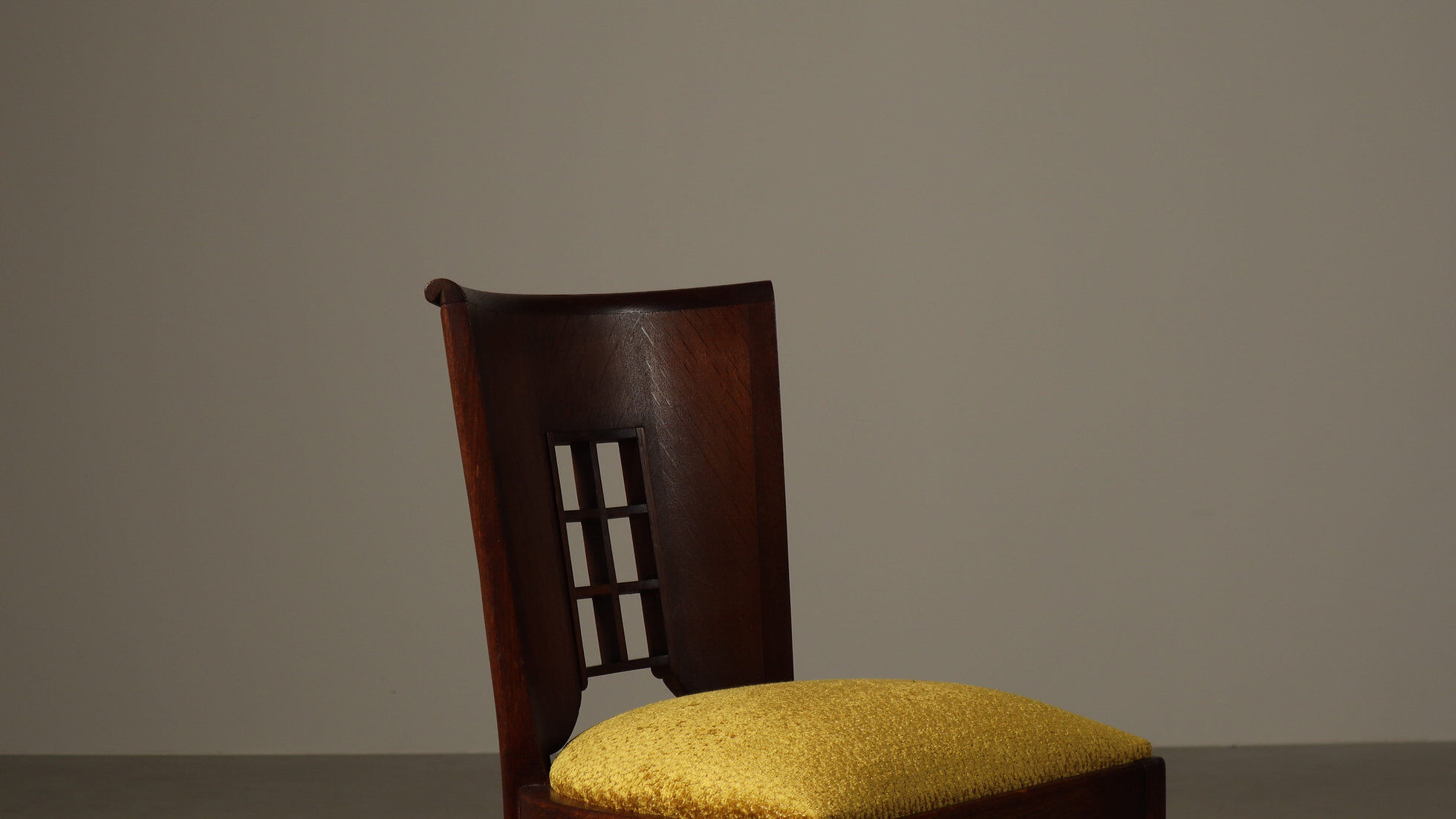 Ensemble de six chaises de salle à manger Art Déco, vers 1930.