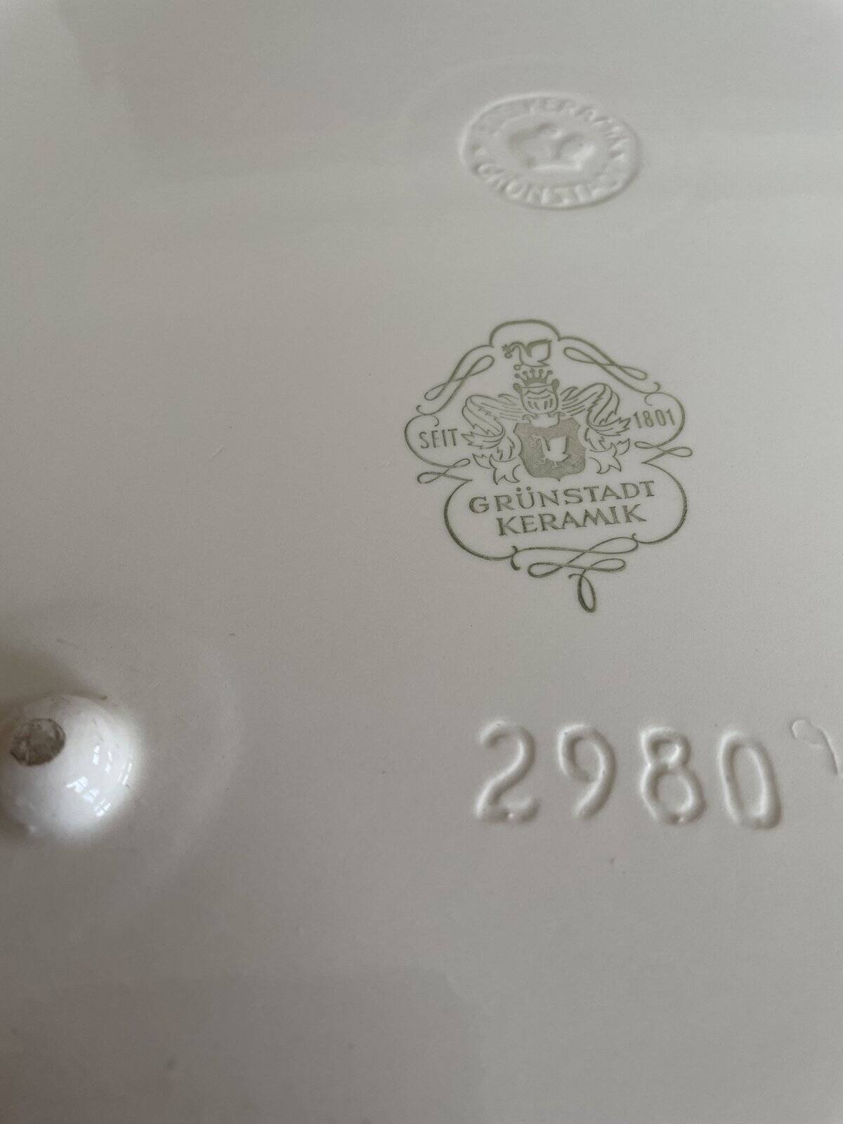 Grünstadt Keramik pie dish pink