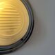 Vintage modernist wall lamp, chrome and sandblasted glass, France 1930
