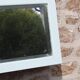 Miroir Art déco daté 1928 en bois massif – glace biseautée – 128 cm