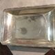 Silver metal dish hallmark and gramage late nineteenth century
