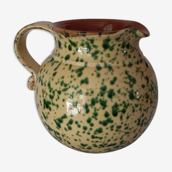 Pitcher jug earth varnished Italy