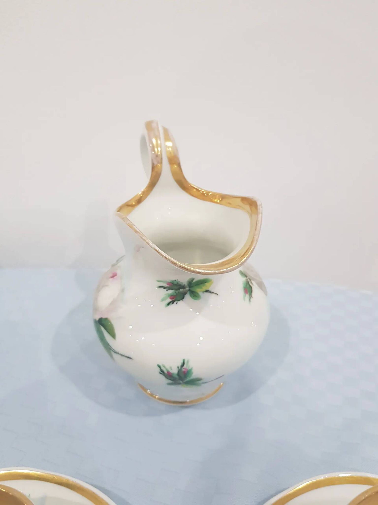 Service à café, porcelaine blanche avec dorure, KPM, Allemagne, 19e siècle