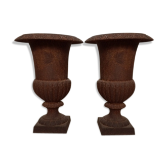 Pair of vases Medici cast-iron garden