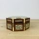 Vintage mother-of-pearl marquetry jewelry box