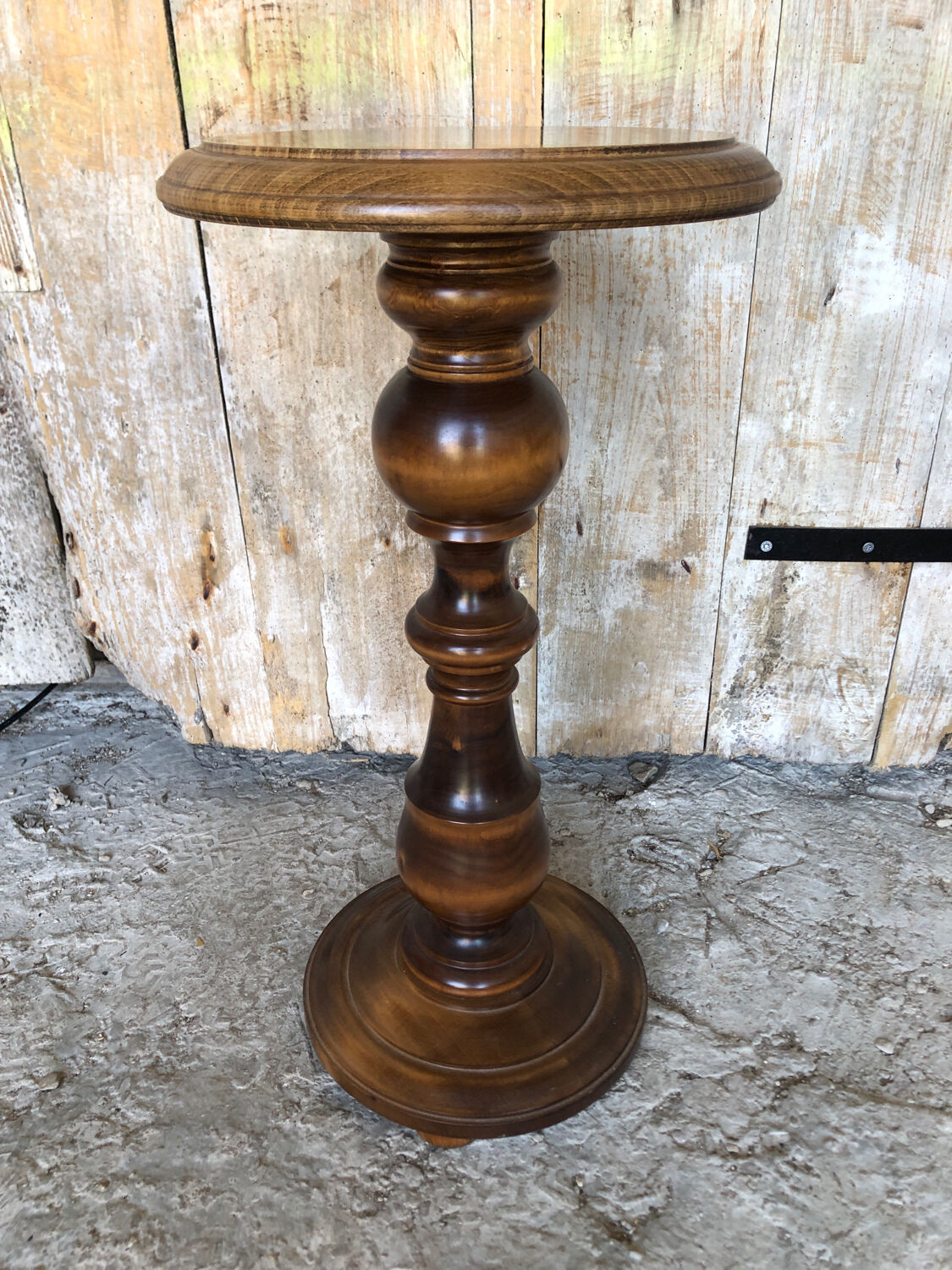 Vintage solid wood side table
