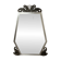 Art Deco mirror in nickel-plated bronze