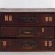 Antique Japanese auxiliary cedar ko-dansu, Meiji period (circa 1870-1900) #48