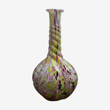 Clichy multi-layered glass vase