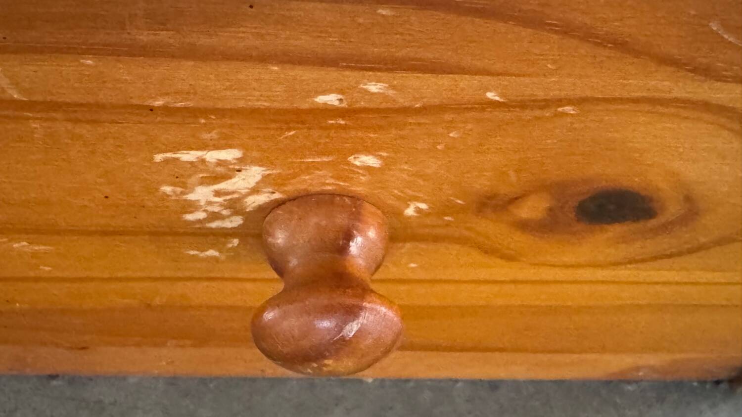 Vintage solid wood desk