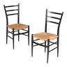Paire de chaises « Spinetto » des années 1950 par Chiavari, Italie