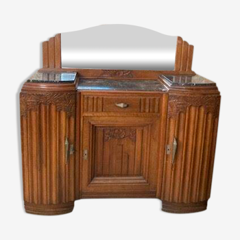 Art Deco sideboard with mirror