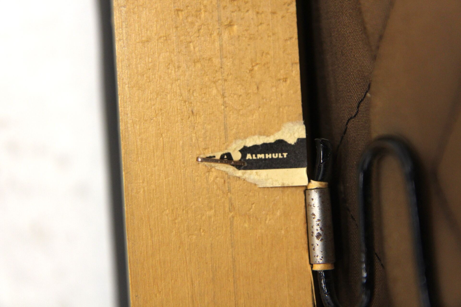 Scandinavian leather sofa, Möbel-Ikea, Sweden, 1960