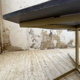 90s coffee table with Agate stone effect.