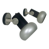 Pair of vintage adjustable wall lights, France 1970
