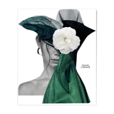 Collage print, Emerald Camouflage