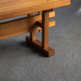 Dining set of 3 in solid oregon pine