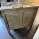 Small Louis XV Transition jump commode, Breccia marble, 79 cm