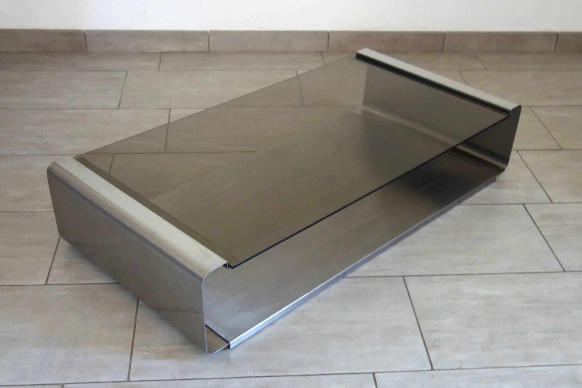 Vintage coffee table by François Monnet, Kappa edition, 1970