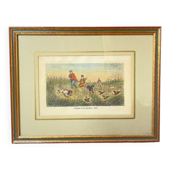 Hunting lithograph 1844