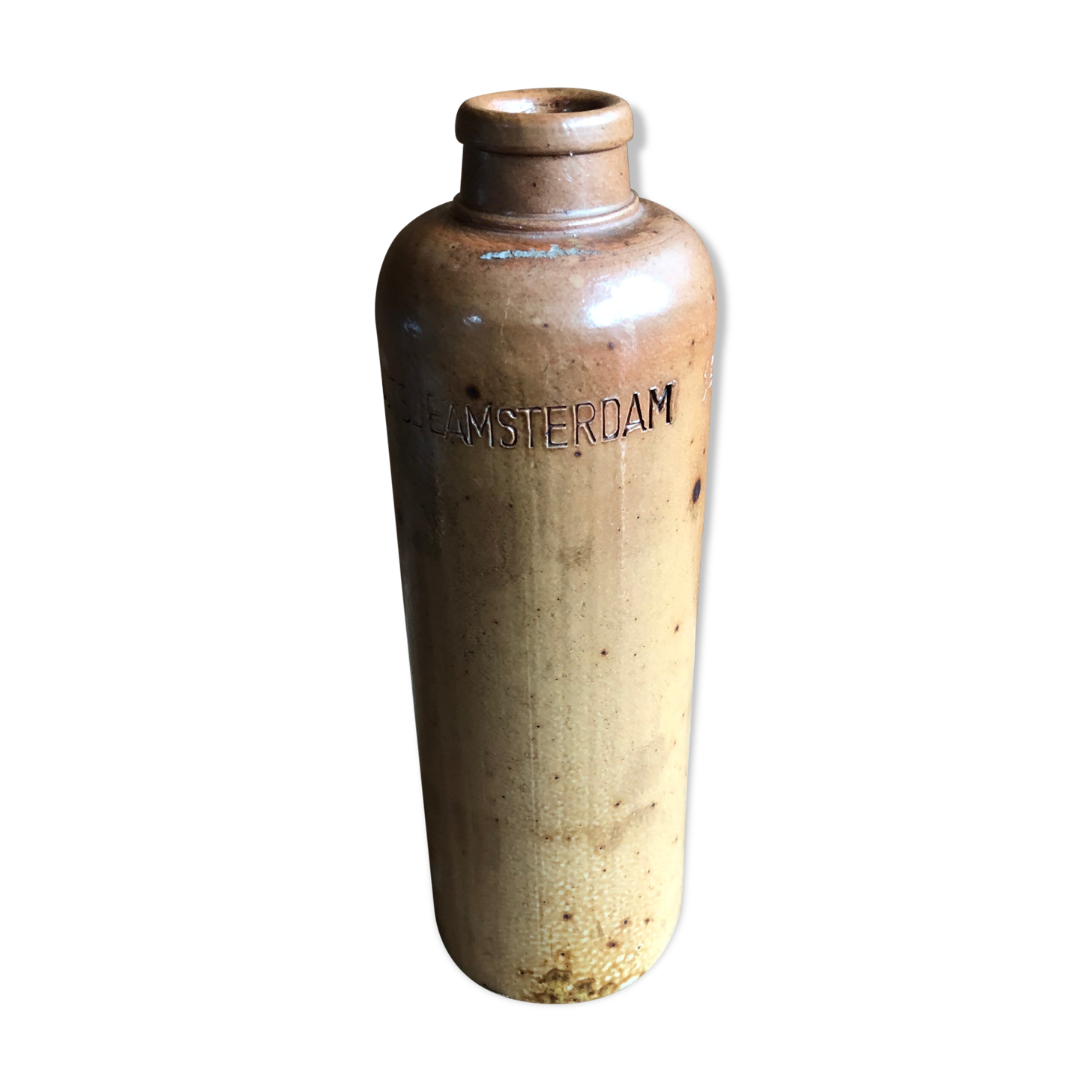 Old bottle sandstone erven lucas bols't lootsje amsterdam vintage