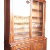 Large walnut library XIX°