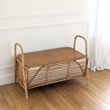 Rattan bench / chest