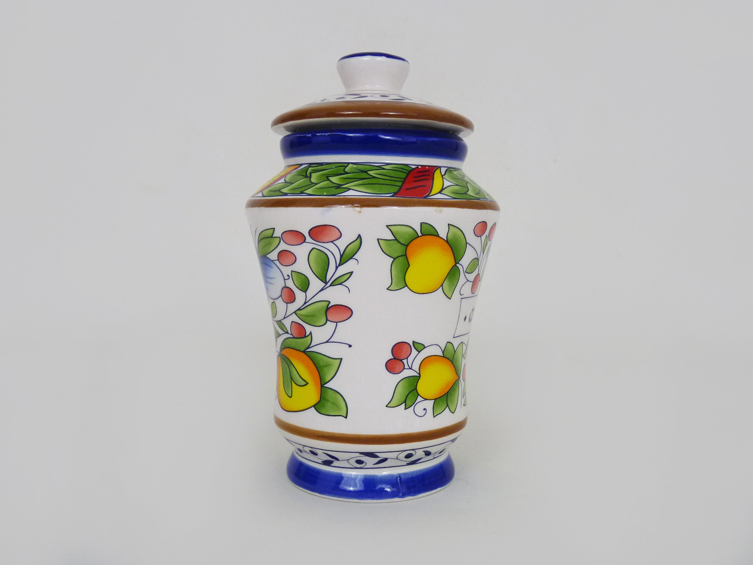 Ancien pot d'apothicaire, Anethum en céramique, année 70/80