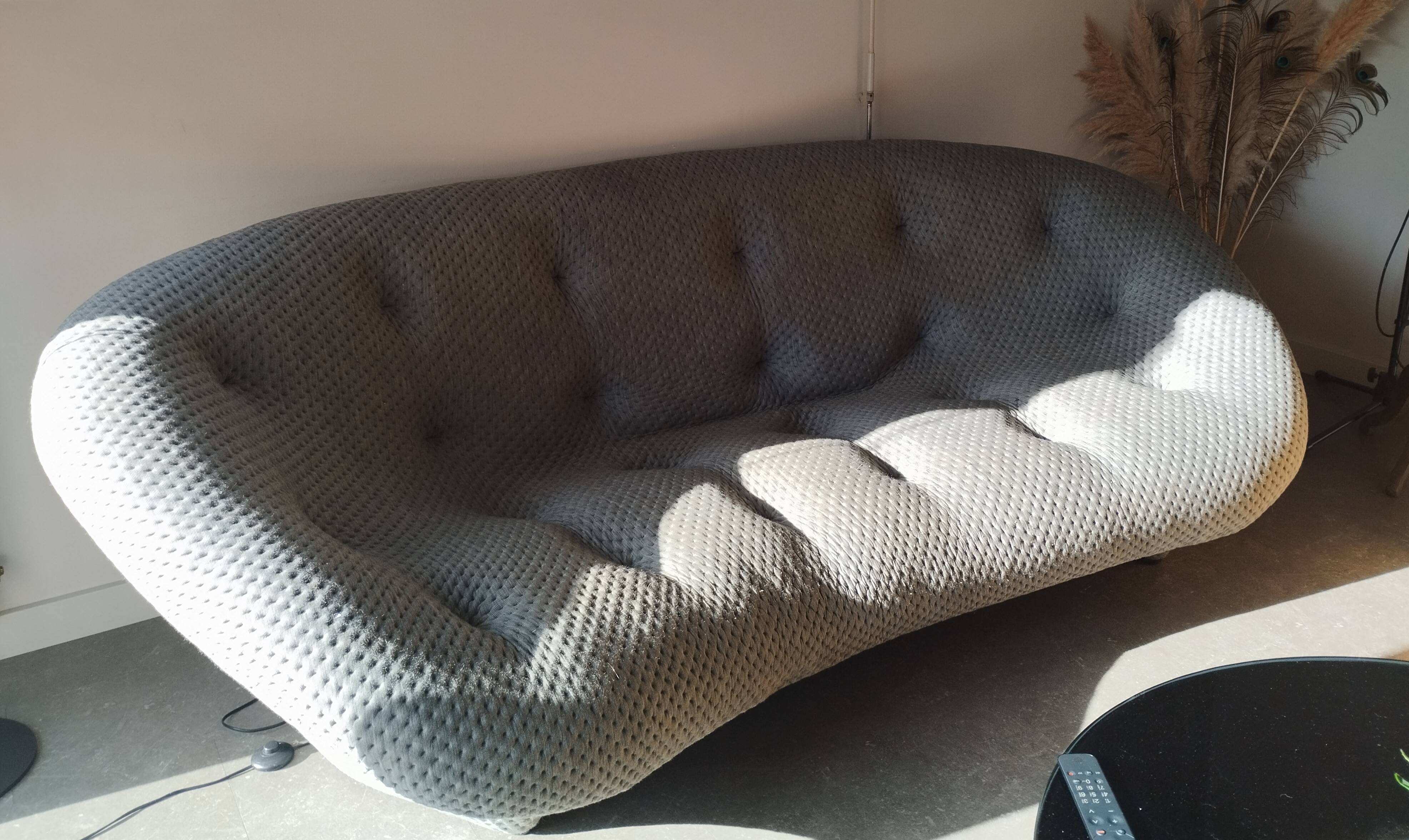 Large plump sofa
