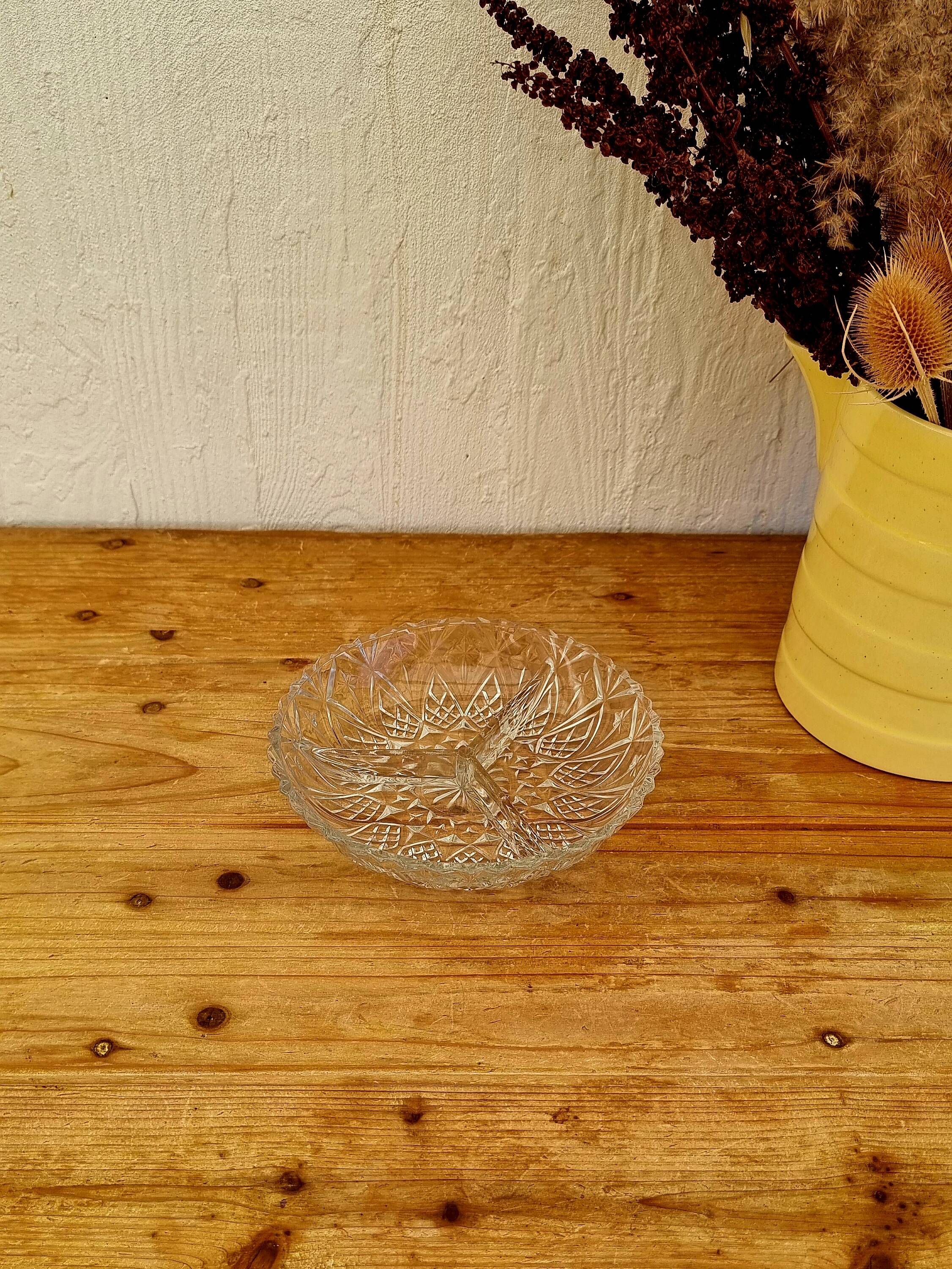 3-compartment appetizer dish