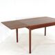 Table à manger rectangulaire extensible en teck de Henning Kjaernulf pour Vejle