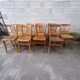 Bistro chair set of mismatched chairs from the 50s and 60s