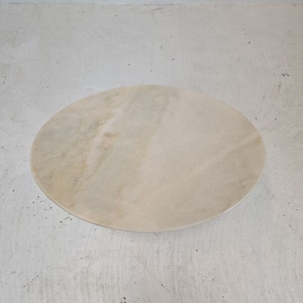 Table d’Appoint Ovale en Marbre par Eero Saarinen pour Knoll