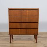 Commode Mid-Century en Teck, Danemark, 1960s