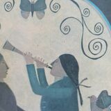 Folk Art Painting R. Davey