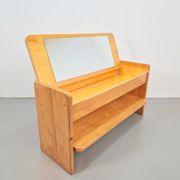 Vintage Pine Storage Bench, France, 1970s