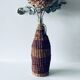 Vintage bottle with wicker