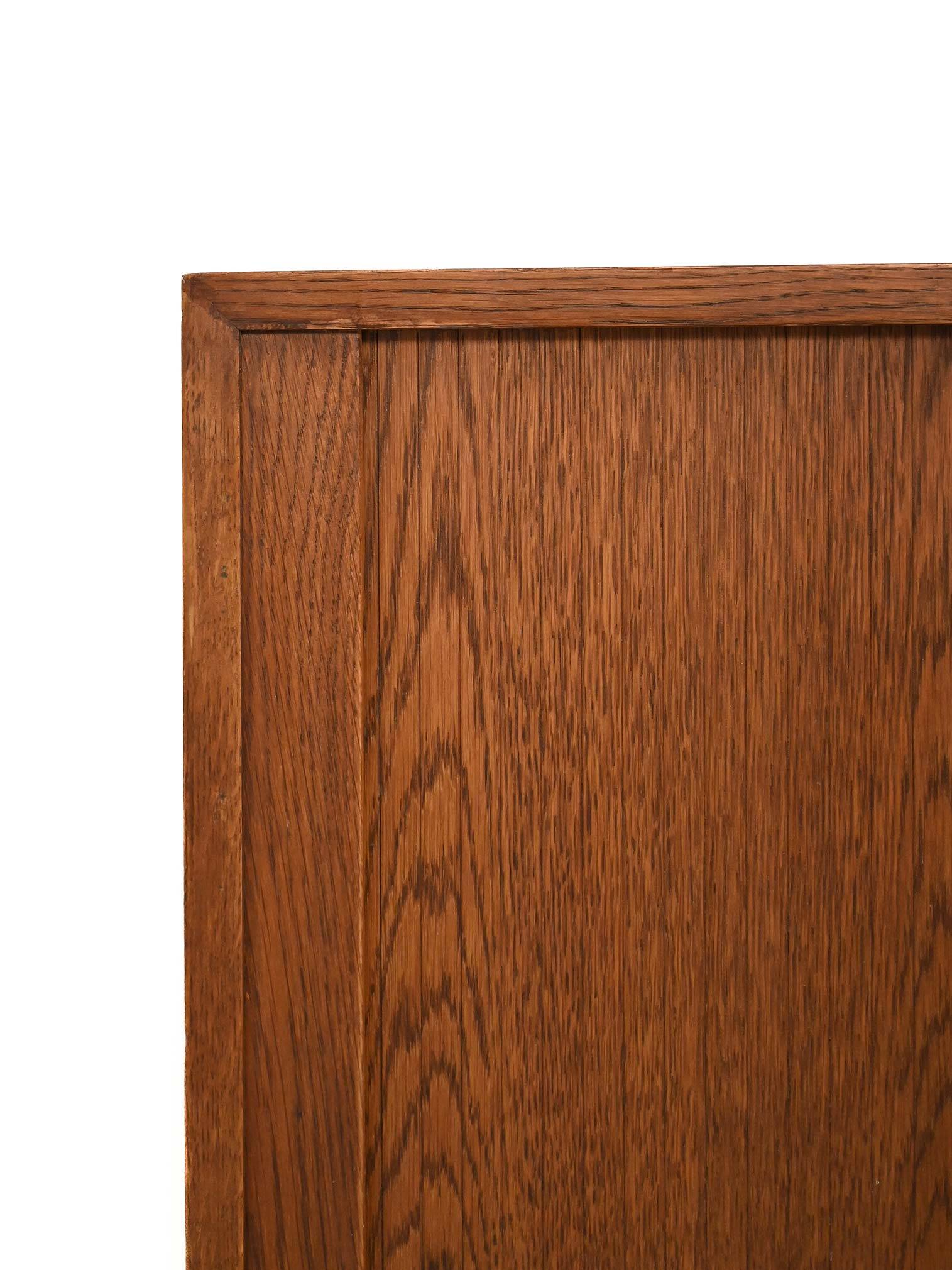 Scandinavian Teak Sideboard with Tambour Door