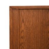 Scandinavian Teak Sideboard with Tambour Door