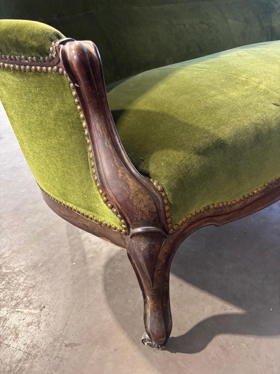 Canape banquette Louis Phillipe