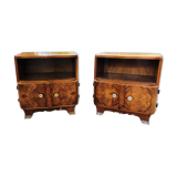 Pair of art deco bedside tables
