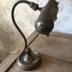 Lampe ancienne de bureau en cuivre