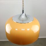 Space Age Brown Pendant Lamp from Guzzini, 1960s