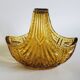 Amber glass basket