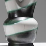 WIDE-NECKED CERAMIC VASE, HENRI MILET, 1960s