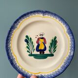 Set of 3 old plates MBFA Pornic, peninsula of Rhuys