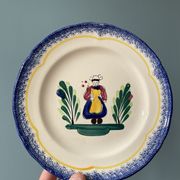 Set of 3 old plates MBFA Pornic, peninsula of Rhuys
