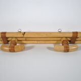 Rattan coat rack 1970